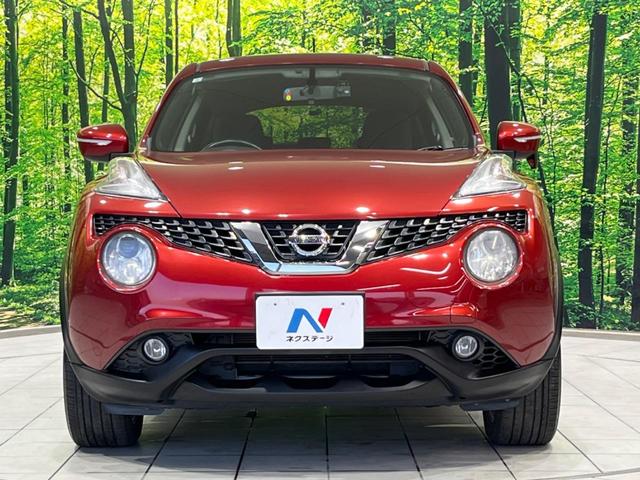 ジューク １５ＲＸ　純正ナビ　バックカメラ　禁煙車　前後ドラレコ　ＥＴＣ　スマートキー　純正１７インチＡＷ　ＨＩＤヘッド　フロントフォグ　オートライト　オートエアコン　Ｂｌｕｅｔｏｏｔｈ　ＣＤ　ＤＶＤ再生　フルセグ（14枚目）