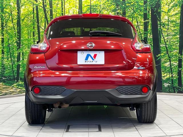 ジューク １５ＲＸ　純正ナビ　バックカメラ　禁煙車　前後ドラレコ　ＥＴＣ　スマートキー　純正１７インチＡＷ　ＨＩＤヘッド　フロントフォグ　オートライト　オートエアコン　Ｂｌｕｅｔｏｏｔｈ　ＣＤ　ＤＶＤ再生　フルセグ（15枚目）