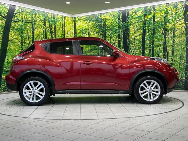 ジューク １５ＲＸ　純正ナビ　バックカメラ　禁煙車　前後ドラレコ　ＥＴＣ　スマートキー　純正１７インチＡＷ　ＨＩＤヘッド　フロントフォグ　オートライト　オートエアコン　Ｂｌｕｅｔｏｏｔｈ　ＣＤ　ＤＶＤ再生　フルセグ（32枚目）