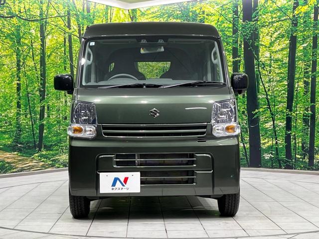 エブリイ PAリミテッド 衝突軽減装置 禁煙車 クリアランスソナー オートハイビーム 車線逸脱警報 誤発進抑制機能 先行車発進告知 オートライト ヘッドライトレベライザー アイドリングストップ AM FM再生(14枚目)