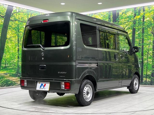 エブリイ PAリミテッド 衝突軽減装置 禁煙車 クリアランスソナー オートハイビーム 車線逸脱警報 誤発進抑制機能 先行車発進告知 オートライト ヘッドライトレベライザー アイドリングストップ AM FM再生(17枚目)