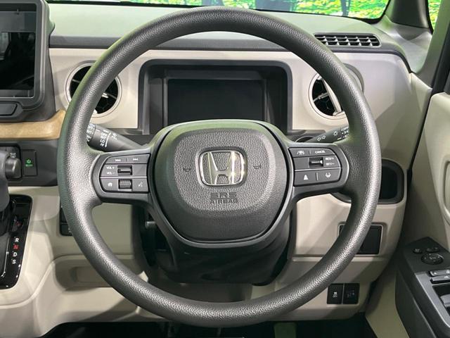 N-BOX ベースグレード 届出済未使用車 電動スライドドア 衝突軽減装置 コーナーセンサー レーンキープ スマートキー LEDヘッド オートハイビーム オートエアコン 誤発進抑制機能 先行車発進告知 ステアリングスイッチ(11枚目)