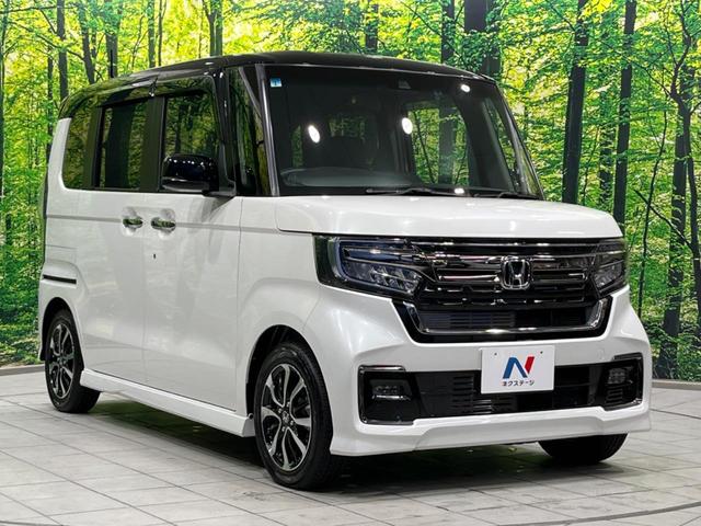 N-BOXカスタム L 両側電動ドア 純正8型ナビ バックカメラ 衝突軽減装置 アダプティブクルーズ 禁煙車 シートヒーター 前後ドラレコ コーナーセンサー レーンキープ スマートキー LEDヘッド ETC オートハイビーム(16枚目)