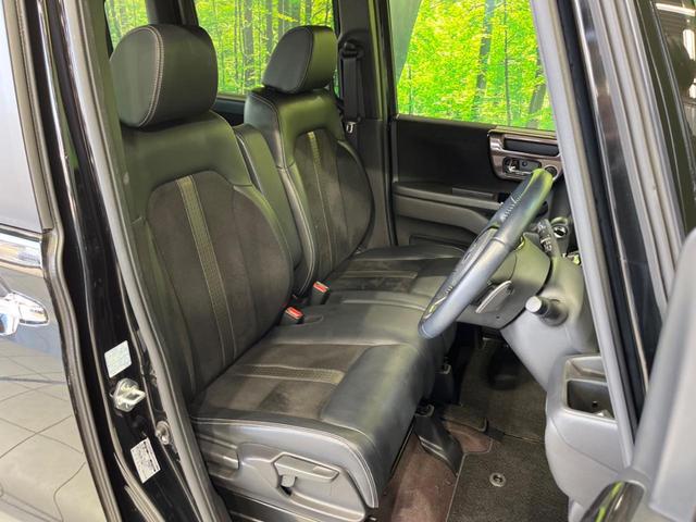 N-BOXカスタム G・Lターボホンダセンシング 両側電動ドア 純正ナビ バックカメラ 衝突軽減装置 レーダークルーズ 禁煙車 ハーフレザーシート コーナーセンサー スマートキー LEDヘッド ETC 純正15インチAW Bluetooth再生(8枚目)