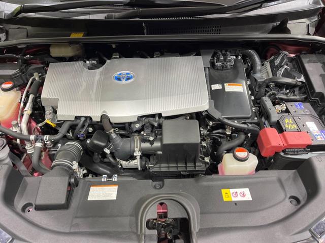 プリウス Aプレミアム ツーリングセレクション 純正9型ナビ バックカメラ AC100V電源 衝突軽減装置 レーダークルーズ 禁煙車 レザーシート シートヒーター パワーシート ドラレコ コーナーセンサー スマートキー LEDヘッド&フォグ(18枚目)