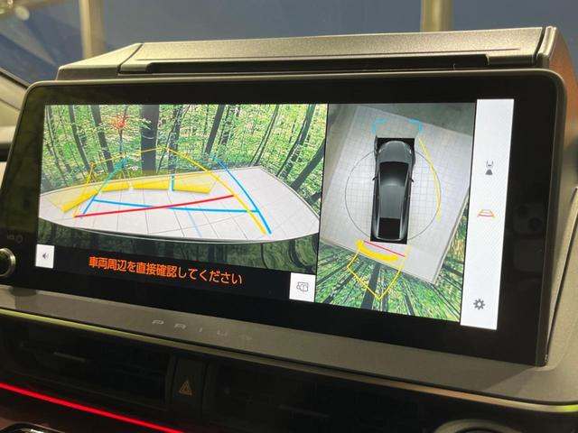 プリウス Ｚ　純正１２．３インチディスプレイオーディオ　全周囲カメラ　ＡＣ１００Ｖ電源　衝突軽減装置　レーダークルーズ　禁煙車　電動リアゲート　合皮シート　シートエアコン　パワーシート　ドラレコ　ＥＴＣ２．０（4枚目）