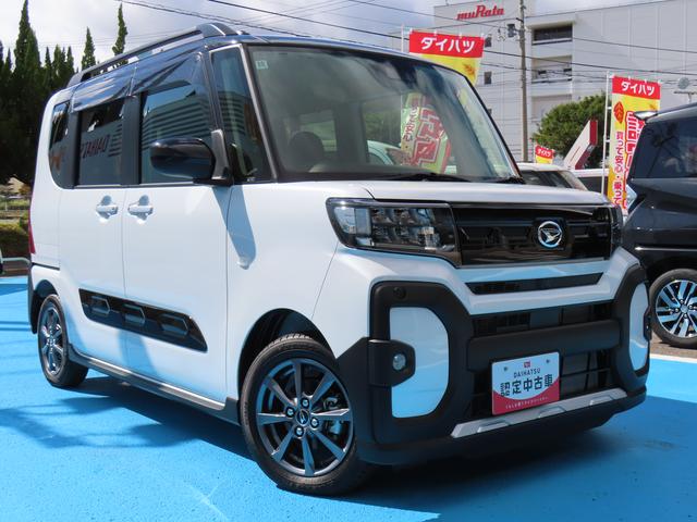 タント ファンクロス　２ＷＤ　ＣＶＴ　６６０ｃｃ　両側電動スライドドア　ディスプレイオーディオ　バックモニター　衝突被害軽減ブレーキ　横滑り防止装置　ＡＢＳ　アイドリングストップ　プッシュボタンスタート（2枚目）