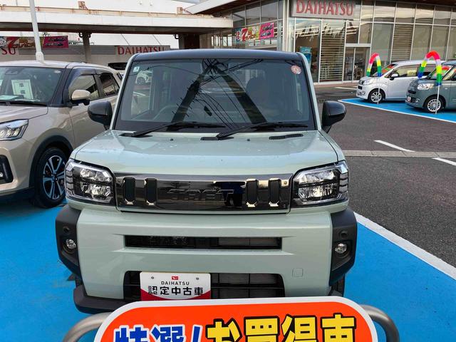 タフト Gターボ ダーククロムベンチャー 4WD 660cc 4WD CVT スカイフィールトップ ディスプレイオーディオ ドラレコ クルーズコントロール 衝突被害軽減ブレーキ 横滑り防止装置 ABS アイドリングストップ プッシュボタンスタート(2枚目)