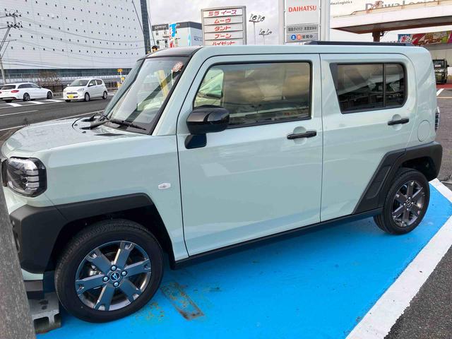 タフト Gターボ ダーククロムベンチャー 4WD 660cc 4WD CVT スカイフィールトップ ディスプレイオーディオ ドラレコ クルーズコントロール 衝突被害軽減ブレーキ 横滑り防止装置 ABS アイドリングストップ プッシュボタンスタート(8枚目)