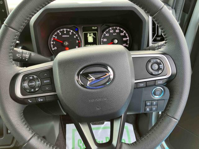 タフト Gターボ ダーククロムベンチャー 4WD 660cc 4WD CVT スカイフィールトップ ディスプレイオーディオ ドラレコ クルーズコントロール 衝突被害軽減ブレーキ 横滑り防止装置 ABS アイドリングストップ プッシュボタンスタート(28枚目)