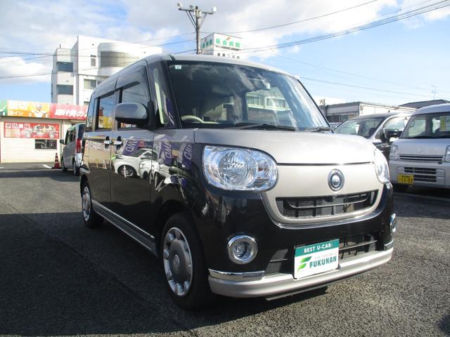 ムーヴキャンバス Ｘメイクアップリミテッド　ＳＡＩＩＩ　ドライブレコーダー　ＥＴＣ　全周囲カメラ　両側電動スライドドア　ナビ　ＴＶ　衝突被害軽減システム　オートマチックハイビーム　スマートキー　アイドリングストップ　電動格納ミラー　ベンチシート　ＣＶＴ（14枚目）