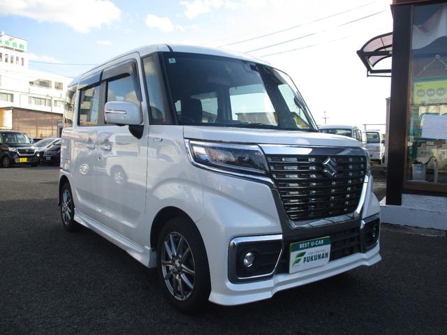 スペーシアカスタム ハイブリッドＧＳ　全周囲カメラ　両側スライド・片側電動　ナビ　ＴＶ　クリアランスソナー　レーンアシスト　衝突被害軽減システム　ＬＥＤヘッドランプ　スマートキー　アイドリングストップ　電動格納ミラー　シートヒーター（14枚目）