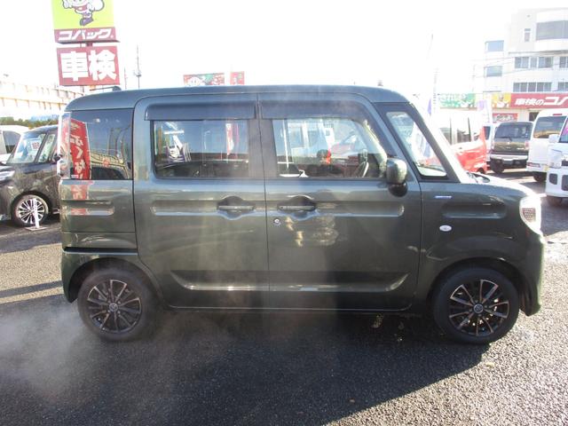 スペーシア ハイブリッドG 両側スライドドア ナビ TV クリアランスソナー レーンアシスト 衝突被害軽減システム スマートキー アイドリングストップ 電動格納ミラー ベンチシート CVT 盗難防止システム ABS ESC CD(21枚目)