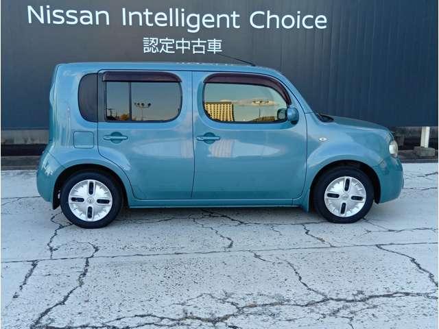 キューブ 1.5X インディゴ +プラズマ タイヤ新品 WSRS スマキー フルオートエアコン パワーステアリング パワーウィンドウ ABS キーレスキー ワンセグTV メモリーナビ 運転席エアバッグ ワンオーナー TVナビ(7枚目)