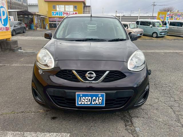 マーチ Ｘ　Ｖセレクション　禁煙車　ＭＩＴＳＵＢＩＳＨＩメモリーナビ　フルセグＴＶ　ブルートュース　ＤＶＤ再生　プッシュスタート　スマートキー　社外１５インチホイール　コーナーセンサー（5枚目）