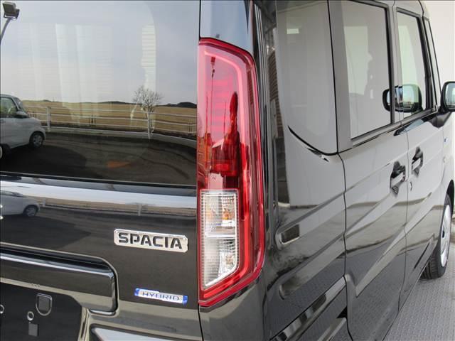 スペーシア ハイブリッドG 届出済未使用車 セーフティサポート デュアルカメラブレーキサポート 横滑り防止 アイドリングストップ ヘッドライトレベライザー プッシュスタート コーナーセンサー 車線逸脱 標識認識(29枚目)