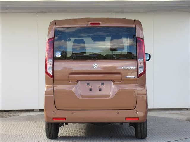 スペーシア ハイブリッドX 禁煙車 4WD 両側電動スライドドア 横滑り防止 シートヒーター ヘッドライトレベライザー セーフティサポート 後席オットマン アイドリングストップ コーナーセンサー 衝突軽減装置 LEDヘッド(18枚目)