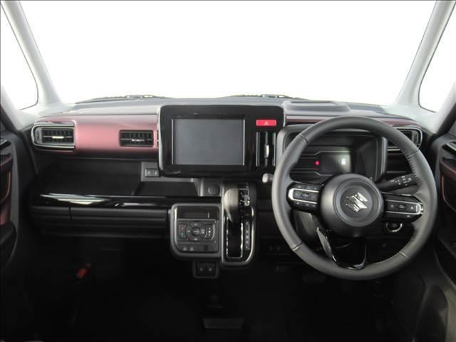 スペーシアカスタム ハイブリッドＸＳ　届出済未使用車　スズキセーフティサポート　両側電動スライドドア　アダプティブクルーズコントロール　シートヒーター　ステアリングスイッチ　アイドリングストップ　踏み間違い防止装置　ＬＥＤヘッドランプ（8枚目）