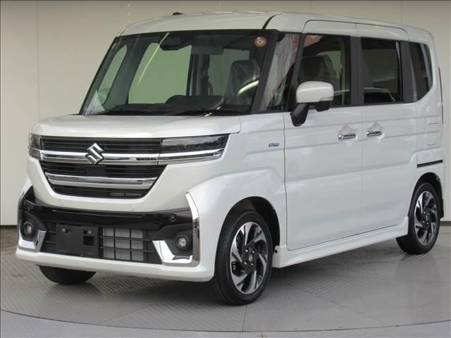 スペーシアカスタム ハイブリッドＸＳ　届出済未使用車　スズキセーフティサポート　両側電動スライドドア　アダプティブクルーズコントロール　シートヒーター　ステアリングスイッチ　アイドリングストップ　踏み間違い防止装置　ＬＥＤヘッドランプ（22枚目）