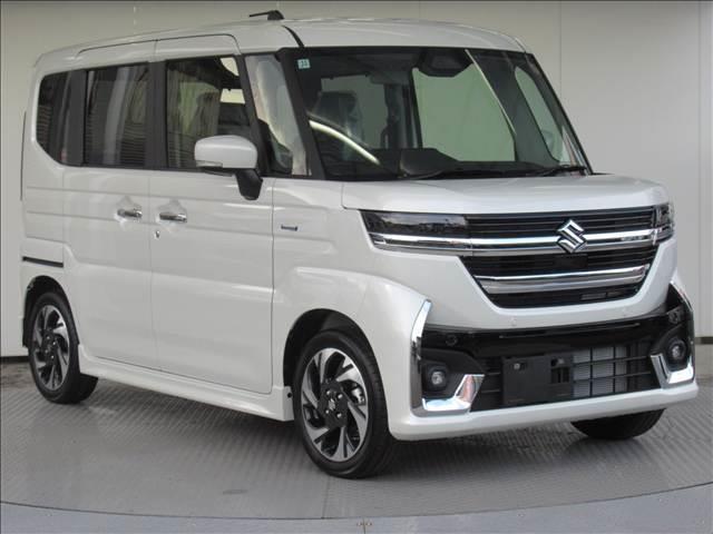 スペーシアカスタム ハイブリッドＸＳ　届出済未使用車　スズキセーフティサポート　両側電動スライドドア　アダプティブクルーズコントロール　シートヒーター　ステアリングスイッチ　アイドリングストップ　踏み間違い防止装置　ＬＥＤヘッドランプ（23枚目）