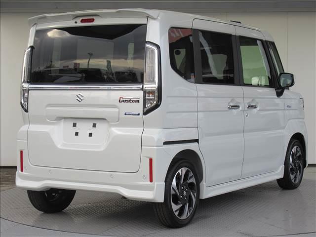 スペーシアカスタム ハイブリッドＸＳ　届出済未使用車　スズキセーフティサポート　両側電動スライドドア　アダプティブクルーズコントロール　シートヒーター　ステアリングスイッチ　アイドリングストップ　踏み間違い防止装置　ＬＥＤヘッドランプ（25枚目）
