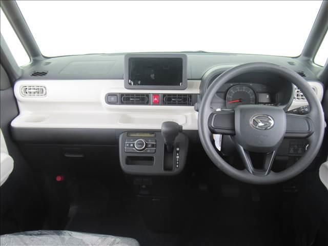 ムーヴキャンバス ストライプス　Ｘ　届出済未使用車　両側電動スライドドア　セーフティサポート　横滑り防止　アイドリングストップ　衝突軽減　コーナーセンサー（8枚目）