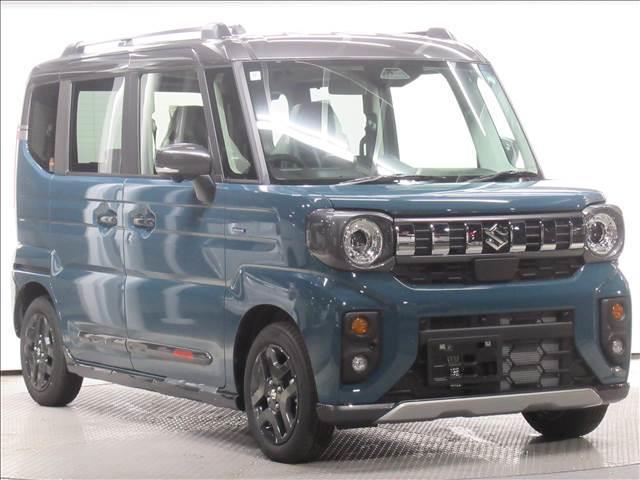 スペーシアギア ハイブリッドＸＺ　届出済未使用車　純正９インチナビ　全方位モニター　両側電動スライドドア　シートヒーター　ステアリングヒーター　アダプティブクルーズコントロール　Ｂｌｕｅｔｏｏｔｈ　フルセグ　ステアリングスイッチ（24枚目）