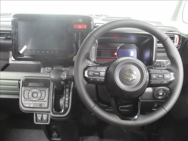 スペーシアギア ハイブリッドＸＺ　届出済未使用車　純正９インチナビ　全方位モニター　両側電動スライドドア　シートヒーター　ステアリングヒーター　アダプティブクルーズコントロール　Ｂｌｕｅｔｏｏｔｈ　フルセグ　ステアリングスイッチ（44枚目）