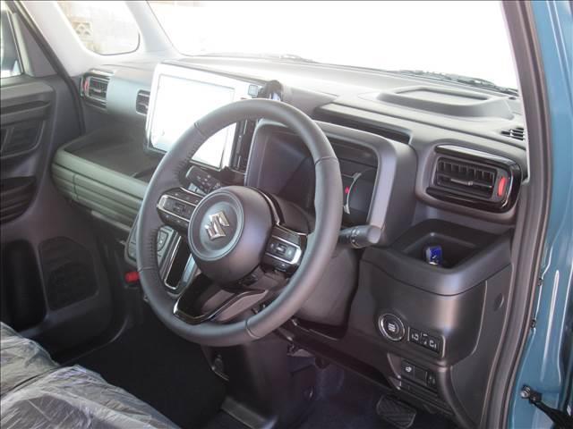 スペーシアギア ハイブリッドＸＺ　届出済未使用車　純正９インチナビ　全方位モニター　両側電動スライドドア　シートヒーター　ステアリングヒーター　アダプティブクルーズコントロール　Ｂｌｕｅｔｏｏｔｈ　フルセグ　ステアリングスイッチ（46枚目）