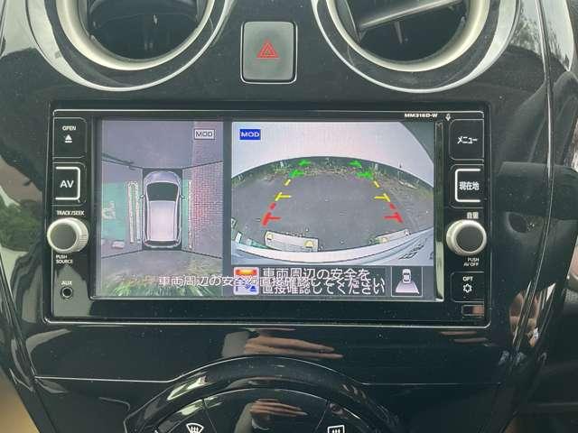 ノート ｅ－パワー　Ｘ　衝突軽減　ナビ　３６０°モニター　ドラレコ　ＥＴＣ　横滑り防止装置　障害物センサー　車線逸脱警報　フルセグＴＶ　ＤＶＤ再生　インテリキー　純正アルミ　スマートルームミラー　オートエアコン　オートライト（6枚目）