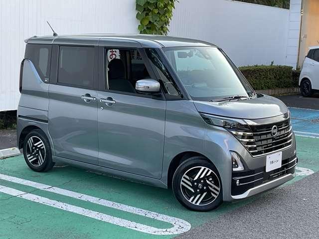 ルークス ハイウェイスター X プロパイロットエディション 試乗車UP 衝突軽減 ワイドナビ 360°モニタ 障害物センサー 車線逸脱警報 シートヒーター ドラレコ ETC フルセグTV 両側電動スライドドア LEDライト アルミ インテリキー スマートミラー(3枚目)