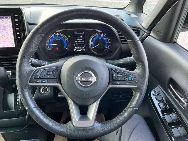 ルークス ハイウェイスター X プロパイロットエディション 試乗車UP 衝突軽減 ワイドナビ 360°モニタ 障害物センサー 車線逸脱警報 シートヒーター ドラレコ ETC フルセグTV 両側電動スライドドア LEDライト アルミ インテリキー スマートミラー(4枚目)