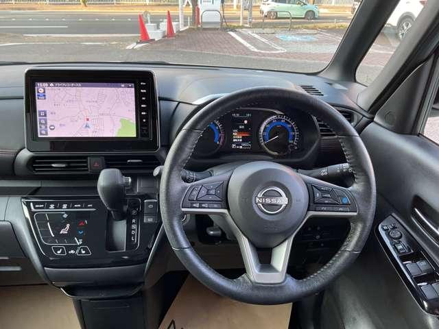 ルークス ハイウェイスター Gターボプロパイロットエディション 試乗車UP 衝突軽減 ワイドナビ 360°モニタ 障害物センサー 車線逸脱警報 シートヒーター ドラレコ ETC フルセグTV 両側電動スライドドア LEDライト アルミ インテリキー スマートミラー(4枚目)