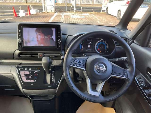 ルークス 660 ハイウェイスターX 衝突軽減 ワイドナビTV 360°モニター ETC アイドリングストップ 障害物センサー 車線逸脱警報 フルセグTV DVD再生 インテリキー 左電動スライドドア LEDライト アルミ オートエアコン(4枚目)