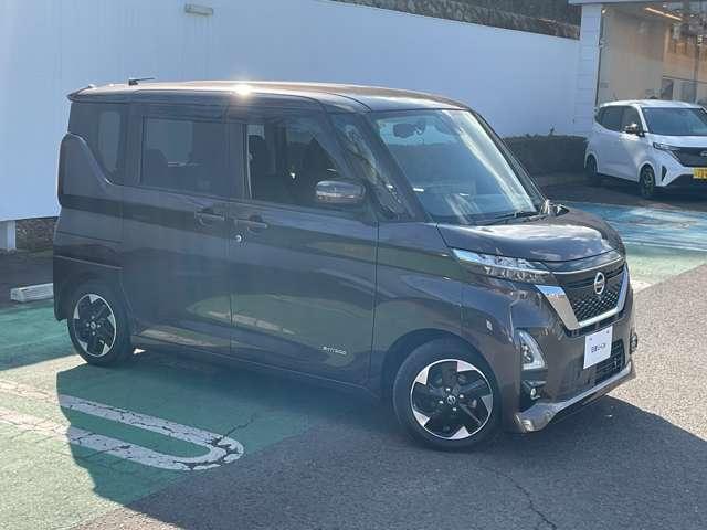 ルークス ６６０　ハイウェイスターＸ　衝突軽減　ワイドナビ　３６０°モニター　アルミ　アイドリングストップ　障害物センサー　車線逸脱警報　ドラレコ　フルセグＴＶ　ＤＶＤ再生　インテリキー　左電動スライドドア　ＬＥＤライト　ワンオーナー（3枚目）