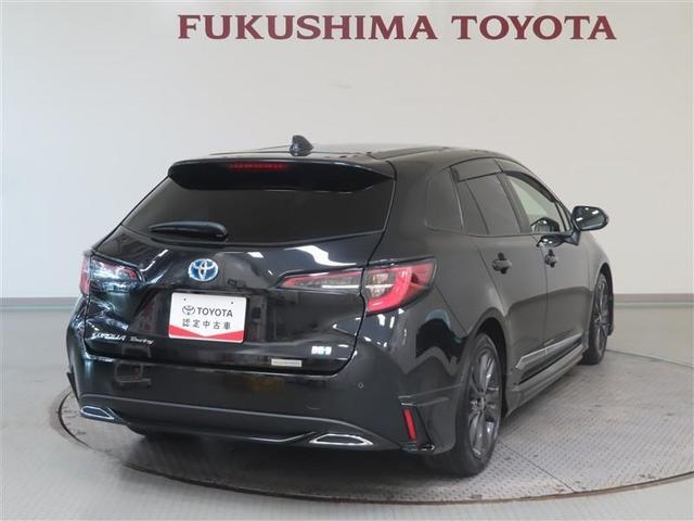 カローラツーリング ハイブリッド ダブルバイビー 4WD フルセグ メモリーナビ DVD再生 ミュージックプレイヤー接続可 バックカメラ 衝突被害軽減システム ETC ドラレコ LEDヘッドランプ ワンオーナー フルエアロ 記録簿(2枚目)