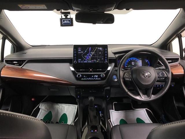 カローラツーリング ハイブリッド ダブルバイビー 4WD フルセグ メモリーナビ DVD再生 ミュージックプレイヤー接続可 バックカメラ 衝突被害軽減システム ETC ドラレコ LEDヘッドランプ ワンオーナー フルエアロ 記録簿(9枚目)