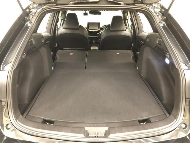 カローラツーリング ハイブリッド ダブルバイビー 4WD フルセグ メモリーナビ DVD再生 ミュージックプレイヤー接続可 バックカメラ 衝突被害軽減システム ETC ドラレコ LEDヘッドランプ ワンオーナー フルエアロ 記録簿(13枚目)