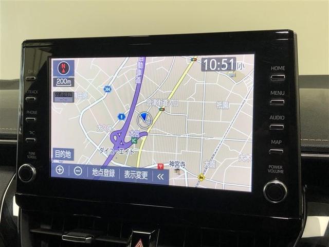 カローラツーリング ハイブリッド ダブルバイビー 4WD フルセグ メモリーナビ DVD再生 ミュージックプレイヤー接続可 バックカメラ 衝突被害軽減システム ETC ドラレコ LEDヘッドランプ ワンオーナー フルエアロ 記録簿(16枚目)