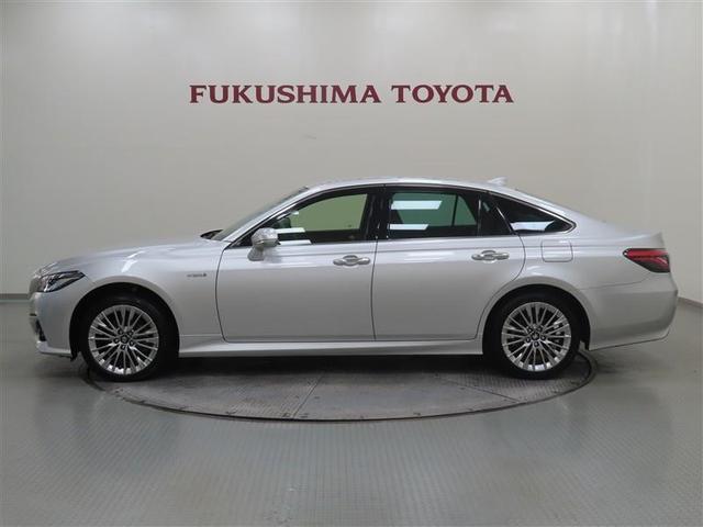 クラウンハイブリッド Ｓ　Ｆｏｕｒ　エレガンススタイル　４ＷＤ　フルセグ　メモリーナビ　ＤＶＤ再生　ミュージックプレイヤー接続可　バックカメラ　衝突被害軽減システム　ＥＴＣ　ＬＥＤヘッドランプ　ワンオーナー　記録簿　アイドリングストップ（2枚目）