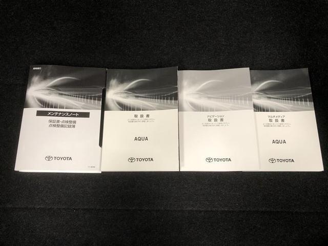 アクア Ｇ　メモリーナビ　ミュージックプレイヤー接続可　バックカメラ　衝突被害軽減システム　ＥＴＣ　ドラレコ　ＬＥＤヘッドランプ　ワンオーナー　記録簿　アイドリングストップ（37枚目）