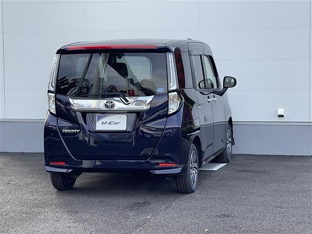 ルーミー カスタムG 4WD フルセグ DVD再生 ミュージックプレイヤー接続可 バックカメラ 衝突被害軽減システム ETC 両側電動スライド LEDヘッドランプ 記録簿 アイドリングストップ(3枚目)