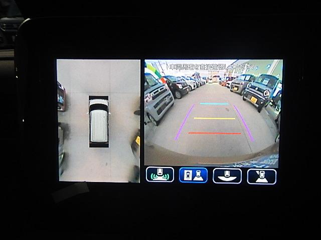 スペーシア ＨＹＢＲＩＤ　Ｘ　４ＷＤ　全方位カメラ　スズキコネクト通信機　バックカメラ　オートライト　Ｂｌｕｅｔｏｏｔｈ　スライドドア　純正ナビ　プッシュスタート　シートヒーター　オートエアコン　スズキセーフティーサポート　４ＷＤ　横滑り防止機能（14枚目）