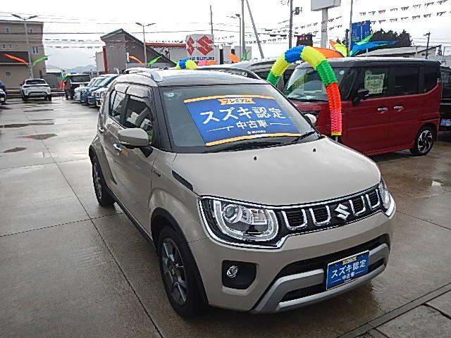 イグニス ＨＹＢＲＩＤ　ＭＦ　３型　４ＷＤ　全方位カメラ　ナビ　エンジンスターター　サンバイザー　バックカメラ　オートライト　Ｂｌｕｅｔｏｏｔｈ　ナビ　プッシュスタート　シートヒーター　スズキセーフティーサポート　４ＷＤ　盗難防止システム　横滑り防止機能（3枚目）