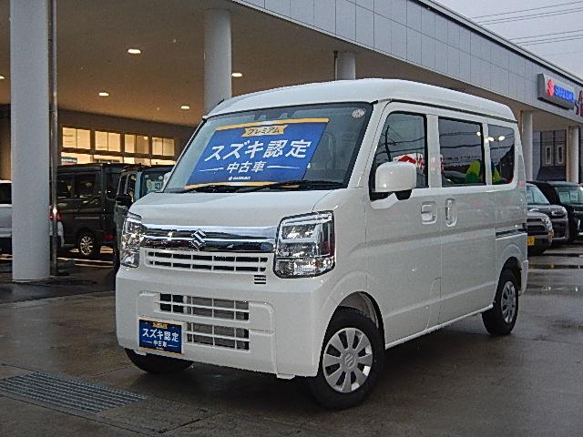 エブリイ ＪＯＩＮ　６型　４ＷＤ　モニターオーディオ　バックカメラ　バックカメラ　オートライト　Ｂｌｕｅｔｏｏｔｈ　スライドドア　プッシュスタート　シートヒーター　スズキセーフティーサポート　４ＷＤ　衝突被害軽減システム　アイドリングストップ　横滑り防止機能（3枚目）