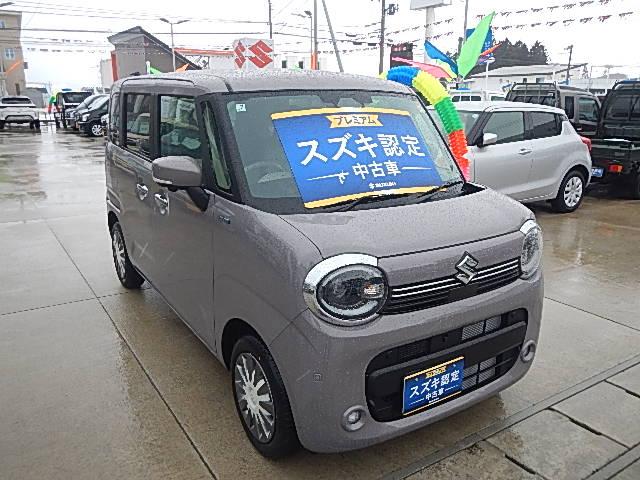ワゴンＲスマイル ＨＹＢＲＩＤ　Ｘ　３型　４ＷＤ　全方位カメラ　スズキコネクト通信機器　オートライト　Ｂｌｕｅｔｏｏｔｈ　スライドドア　純正ナビ　プッシュスタート　シートヒーター　オートエアコン　スズキセーフティーサポート　横滑り防止機能　盗難防止システム（5枚目）