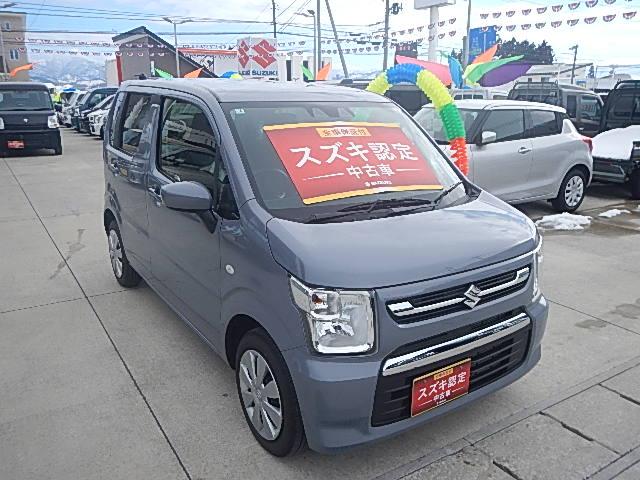 ワゴンＲ ＦＸ　４型　４ＷＤ　オーディオレス　オートライト　プッシュスタート　シートヒーター　オートエアコン　スズキセーフティーサポート　４ＷＤ　衝突被害軽減システム　アイドリングストップ　横滑り防止機能　盗難防止システム（4枚目）