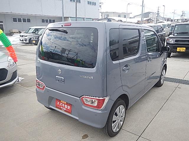 ワゴンＲ ＦＸ　４型　４ＷＤ　オーディオレス　オートライト　プッシュスタート　シートヒーター　オートエアコン　スズキセーフティーサポート　４ＷＤ　衝突被害軽減システム　アイドリングストップ　横滑り防止機能　盗難防止システム（7枚目）
