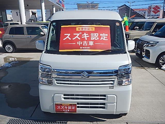 エブリイ JOIN 6型 パートタイム4WD CVT オーディオレス オートライト スライドドア プッシュスタート スズキセーフティーサポート 4WD パワーウインド(3枚目)