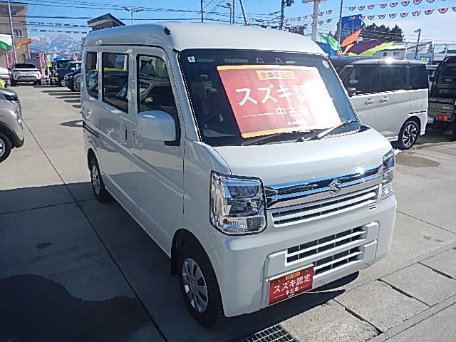 エブリイ JOIN 6型 パートタイム4WD CVT オーディオレス オートライト スライドドア プッシュスタート スズキセーフティーサポート 4WD パワーウインド(4枚目)